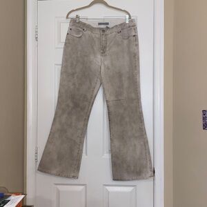 Chicos Platinum Denim Women’s Ultimate Fit Flare Leg Jeans